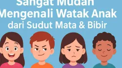 Cara Mudah Mengenali Watak Anak Dari Sudut Mata & Bibir