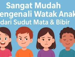 Cara Mudah Mengenali Watak Anak Dari Sudut Mata & Bibir