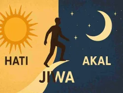 Hati Seperti Matahari, Akal Seperti Bulan, Dan Jiwa Yang Bergerak Di Antara Keduanya