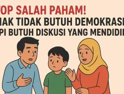 Stop Salah Paham! Anak Tidak Butuh Demokrasi Tapi Butuh Diskusi yang Mendidik