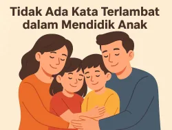 Tidak Ada Kata Terlambat Dalam Mendidik Anak