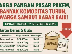 Update Harga Pangan Pasar Pakem, Banyak Komoditas Turun, Warga Sambut Kabar Baik!