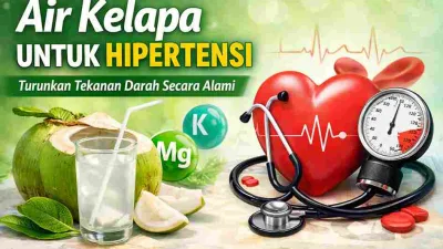 Air Kelapa untuk Hipertensi, Cara Alami Turunkan Tekanan Darah