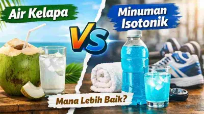 Air Kelapa vs Minuman Isotonik, Mana Lebih Baik?