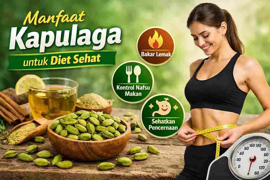 Kapulaga untuk diet sehat membantu metabolisme, mengontrol nafsu makan, dan menjaga berat badan alami