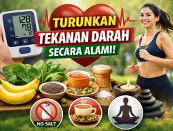 Nggak Perlu Obat! Ini Cara Ampuh Turunkan Tekanan Darah
