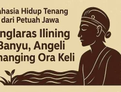 Rahasia Hidup Tenang dari Petuah Jawa “Anglaras Ilining Banyu”