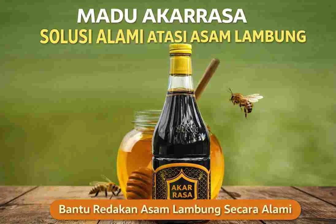 Madu akarrasa alami untuk membantu meredakan asam lambung dan GERD secara bertahap
