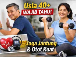 Usia 40+ Wajib Tahu, Latihan Ini Jaga Jantung dan Otot