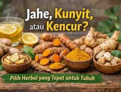 Beda Jahe, Kunyit, dan Kencur: Jangan Salah Pilih untuk Tubuh