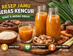 Resep Jamu Beras Kencur Asli, Sehat Alami & Mudah Dibuat